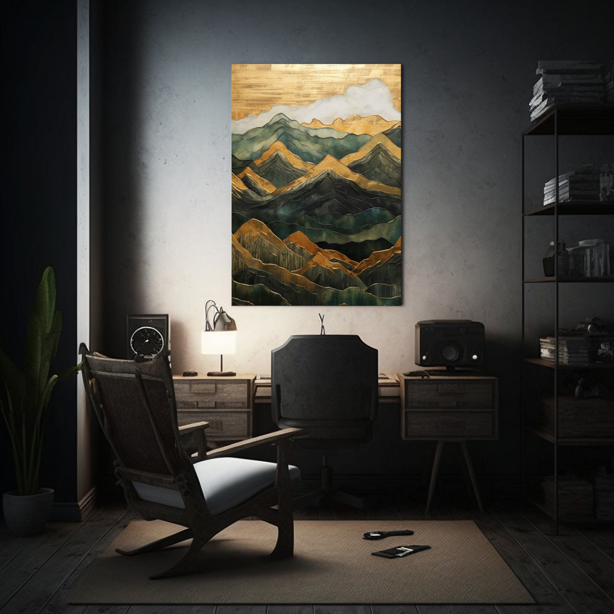 arte-modernos-estrellados-paisaje-monta-oso-por-nicole-aston-1