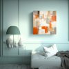 arte-pared-cuadro-abstracta-naranja-textura-beige-1