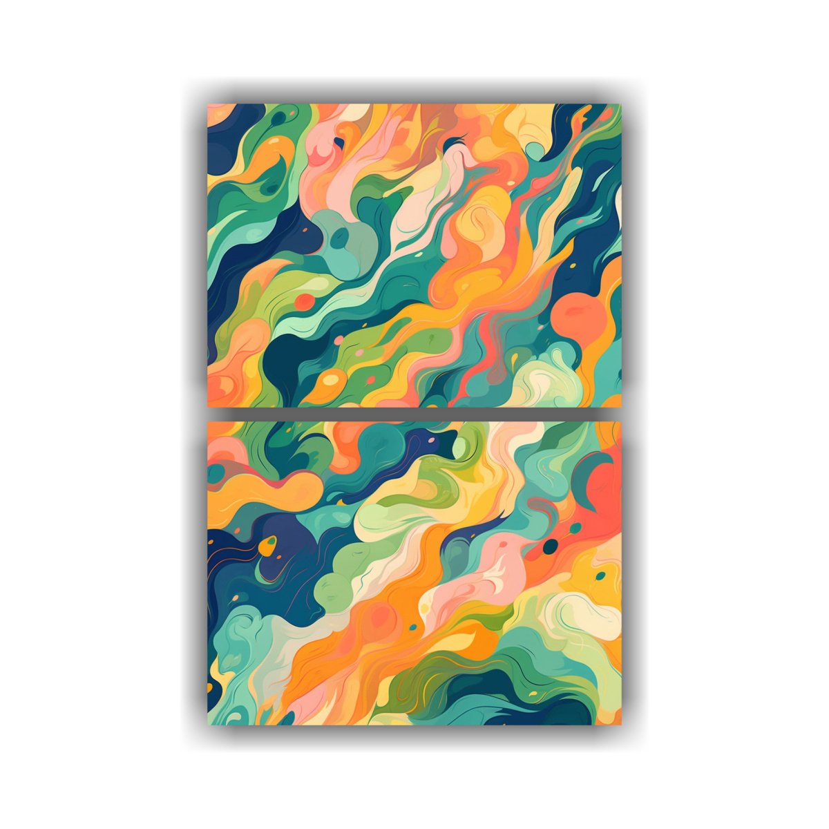 artes-de-pared-cuadro-artesanal-psicod-lica-con-formas-y-remolinos