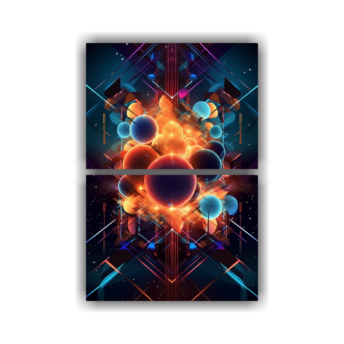 conjunto-de-2-cuadros-en-bastidor-colores-y-simetr-a-en-baharom-canva