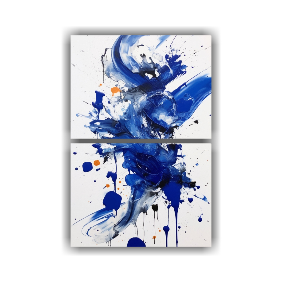 conjunto-de-2-lienzos-de-tela-con-dise-o-de-combinaci-n-en-azul-klein-y-salpicaduras-de-pintura-abstracta-