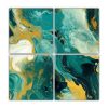 cuadriptico-calidos-ambiente-pintura-abstracta-en-azul-turquesa-y-dorado