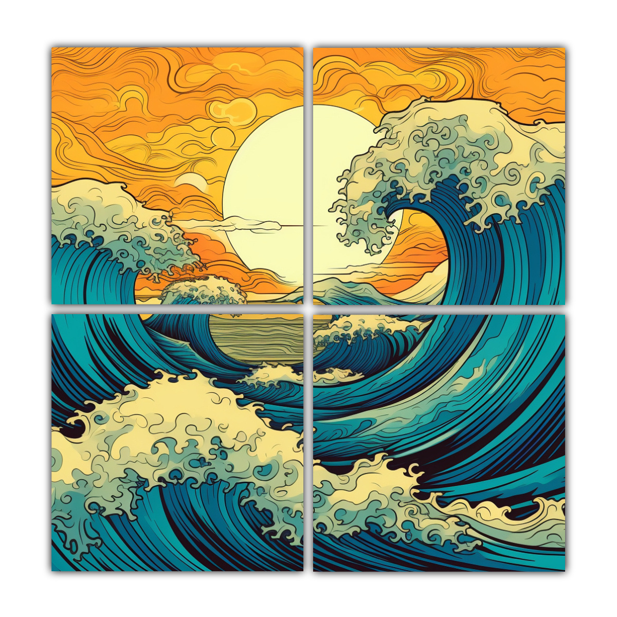 cuadriptico-oceano-retro-con-efecto-visual-ondulado