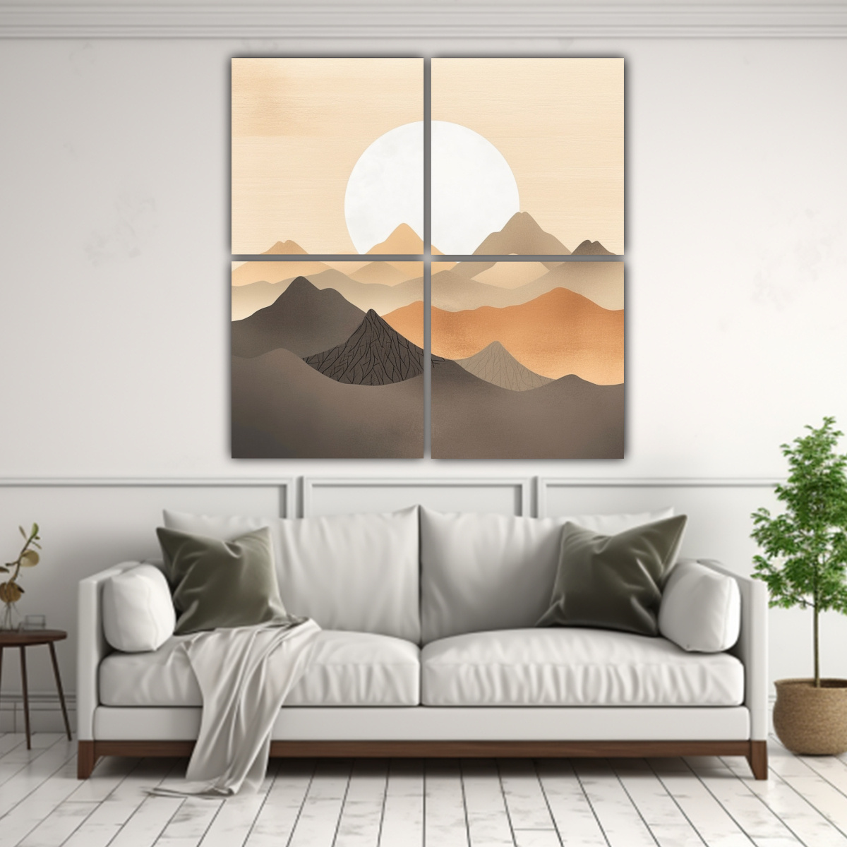 cuadriptico-paisaje-zen-minimalista-amanecer-y-monta-as-brumosas-1