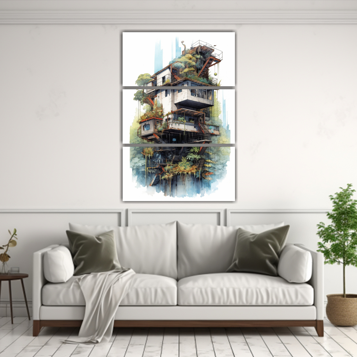 cuadro-3d-de-rbol-brutalista-en-tres-tonos-artesanal-1