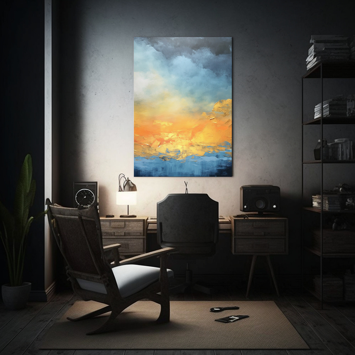 cuadro-abstracto-amanecer-l-neas-finas-vidrio-acr-lico-arte-dorado-tonos-azules-policrom-a-1