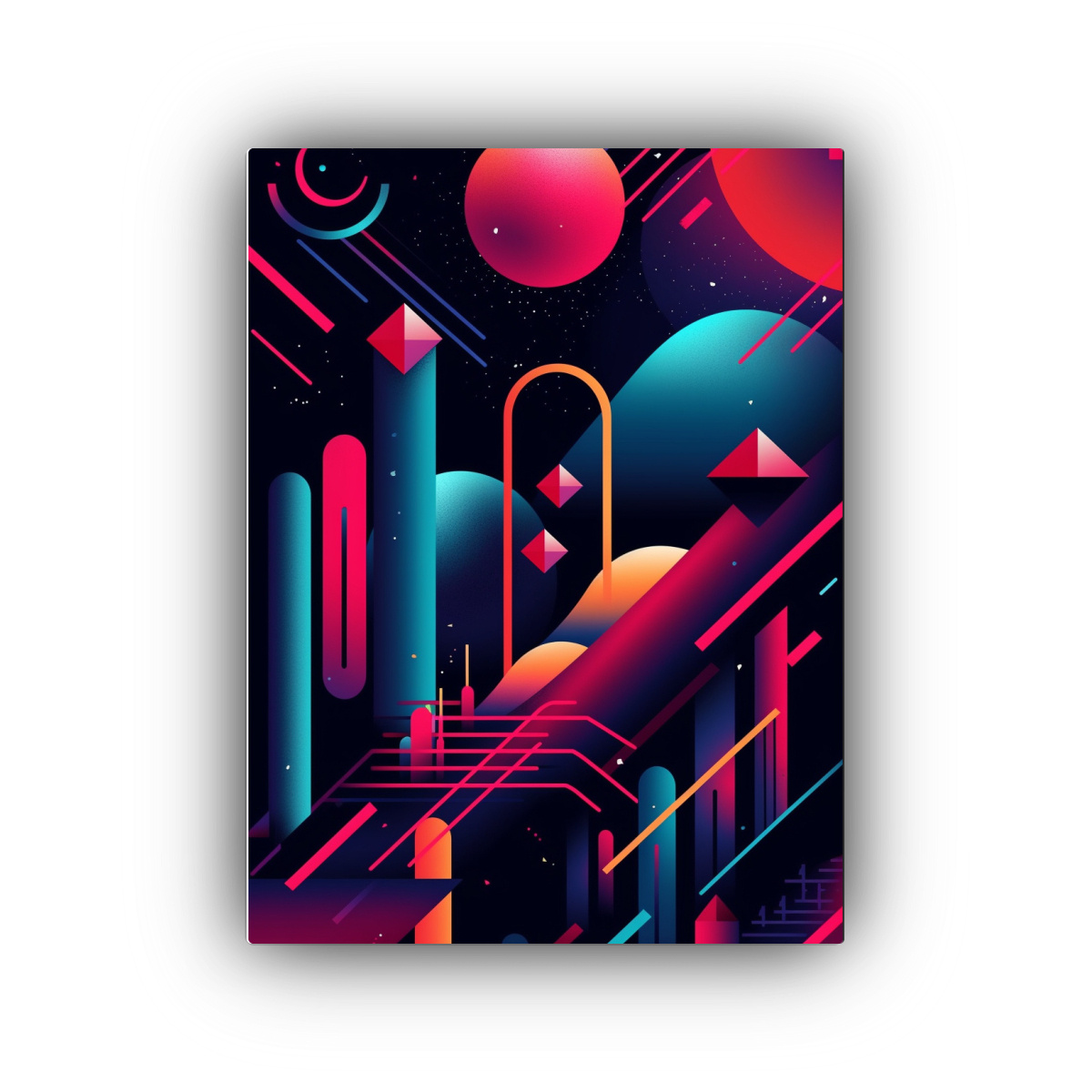 cuadro-abstracto-con-s-mbolos-estilo-a-os-80-en-fondo-oscuro