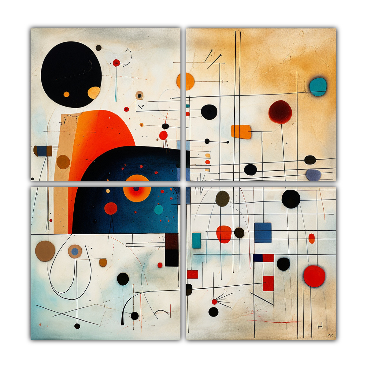 cuadro-abstracto-de-composici-n-multicolor-en-el-estilo-de-juan-mir-y-aspejo-de-aspecto