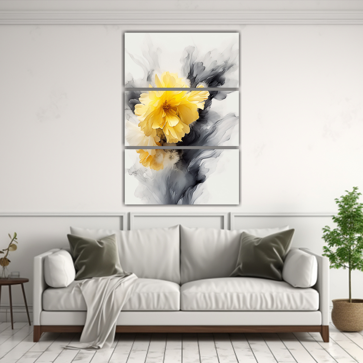 cuadro-abstracto-flores-amarillas-y-blancas-en-bastidor-de-madera-1