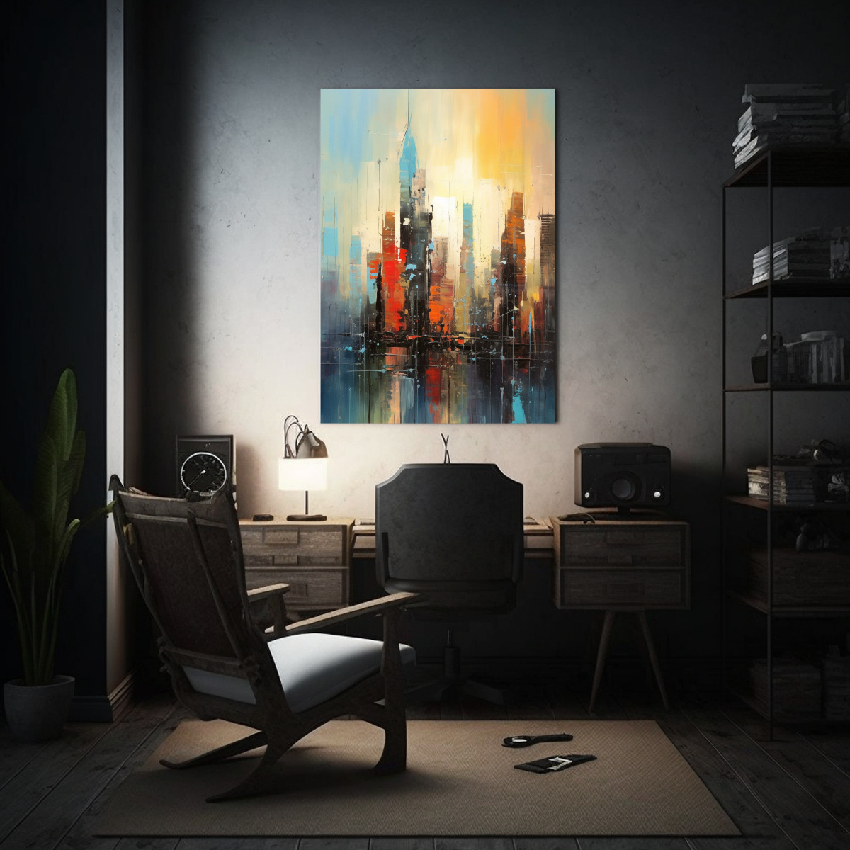 cuadro-abstracto-llamativo-de-la-skyline-de-nueva-york-1