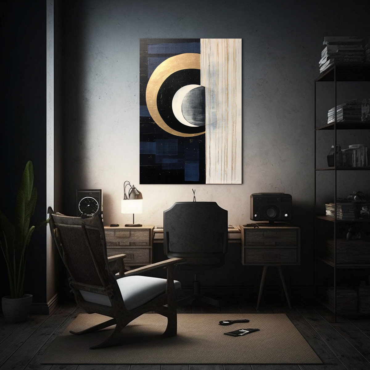 cuadro-abstracto-moderno-colorido-de-una-pintura-blanca-e-ndigo-en-una-lata-1