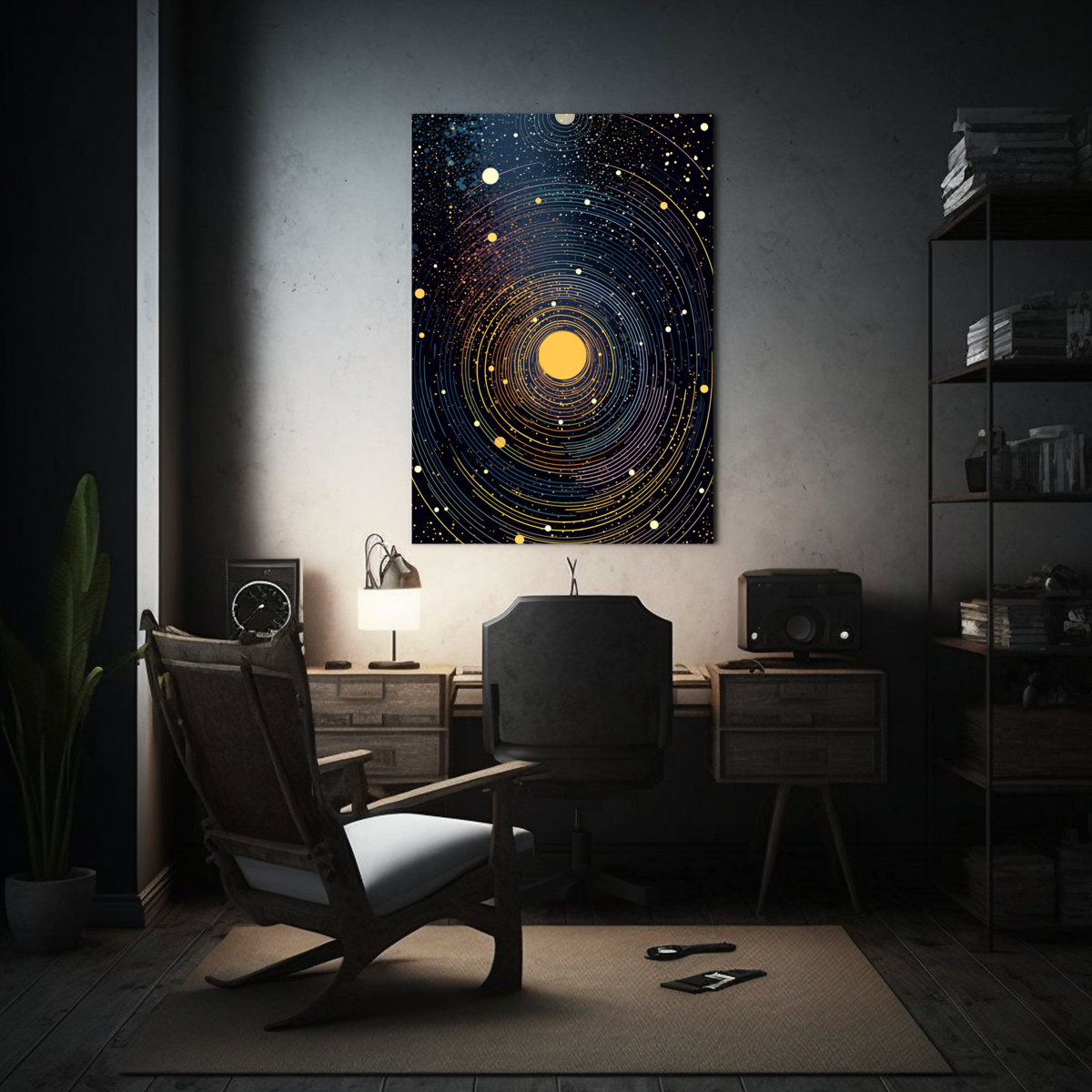 cuadro-abstracto-motivo-universo-interestelar-estilo-paula-scher-1