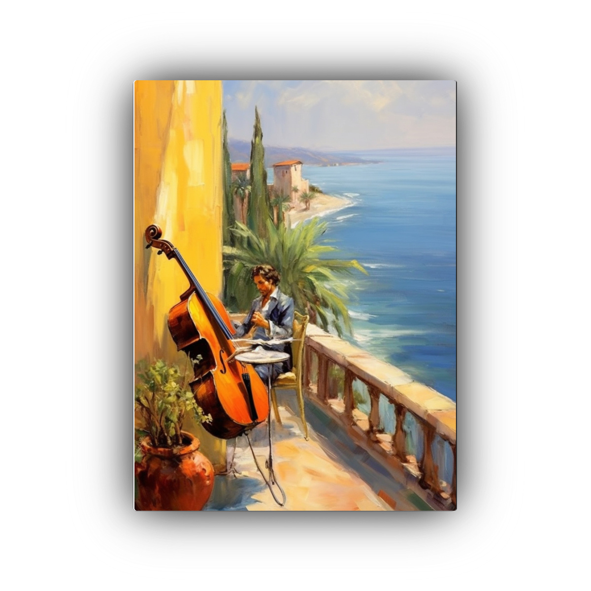 cuadro-abstracto-paisaje-costero-con-contrabajo-de-jazz-