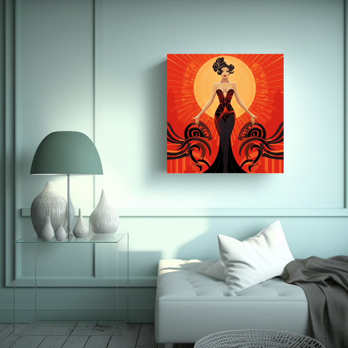 cuadro-acuarela-misteriosa-mujer-fatal-estilo-erte-1