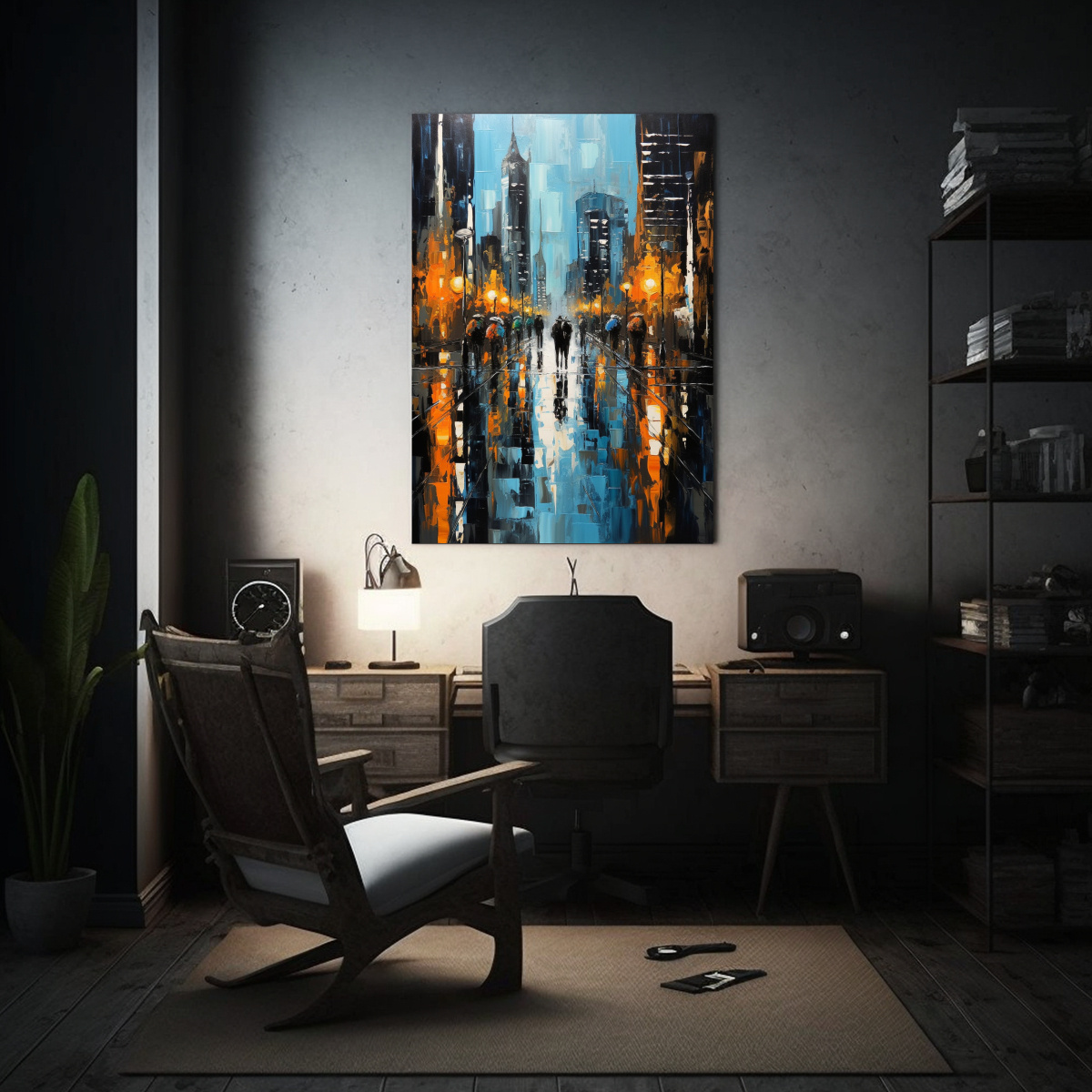 cuadro-ciudad-en-pop-art-con-luces-azules-y-naranjas-de-mike-st-1-1