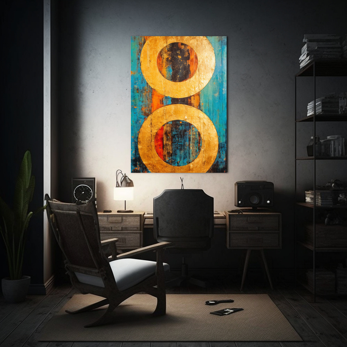 cuadro-creativa-interiores-pintura-al-leo-c-rculo-en-el-tiempo-circulos-en-el-espacio-oro-li-1-1