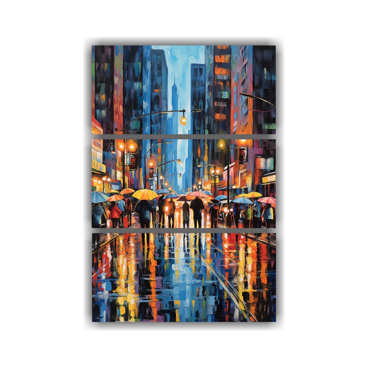 cuadro-de-arte-de-pared-lluviosa-en-la-ciudad-de-chicago