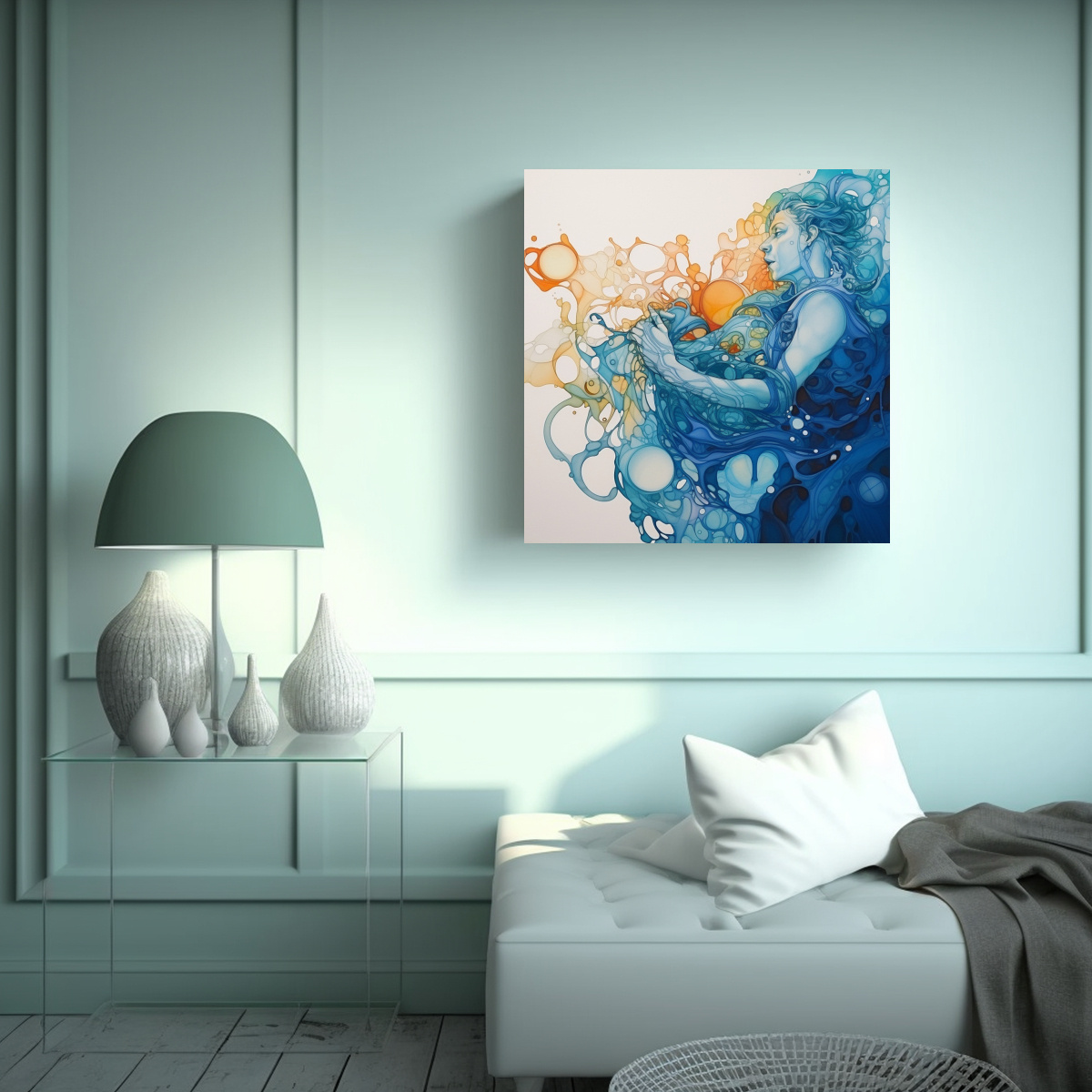 cuadro-de-decoraci-n-forma-belleza-acuario-con-botella-de-agua-1