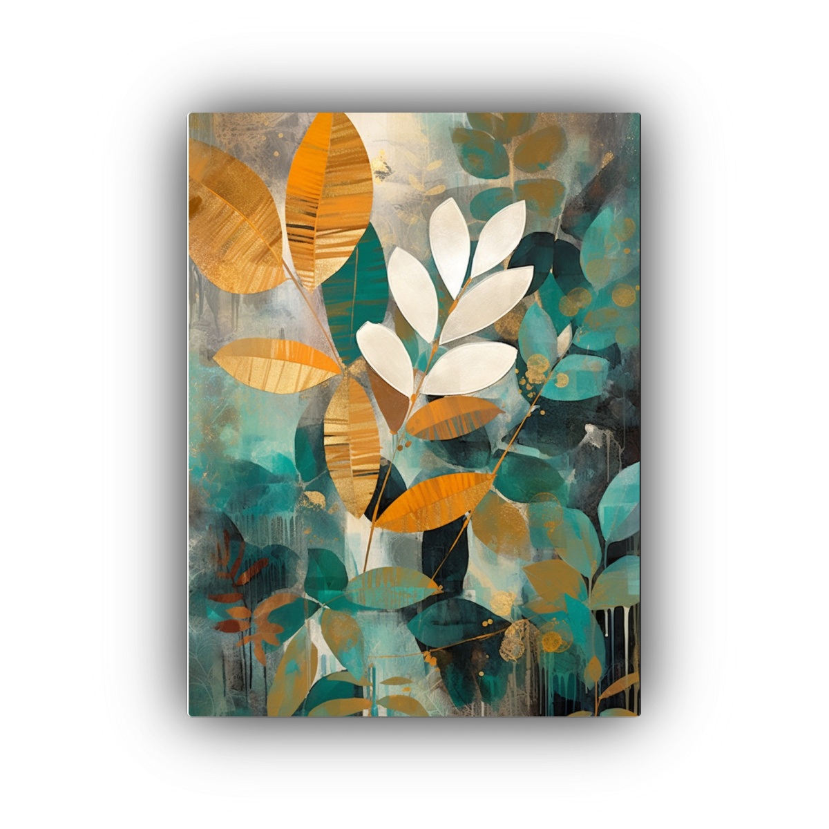 cuadro-de-hojas-tropicales-para-decoraci-n-de-comedor