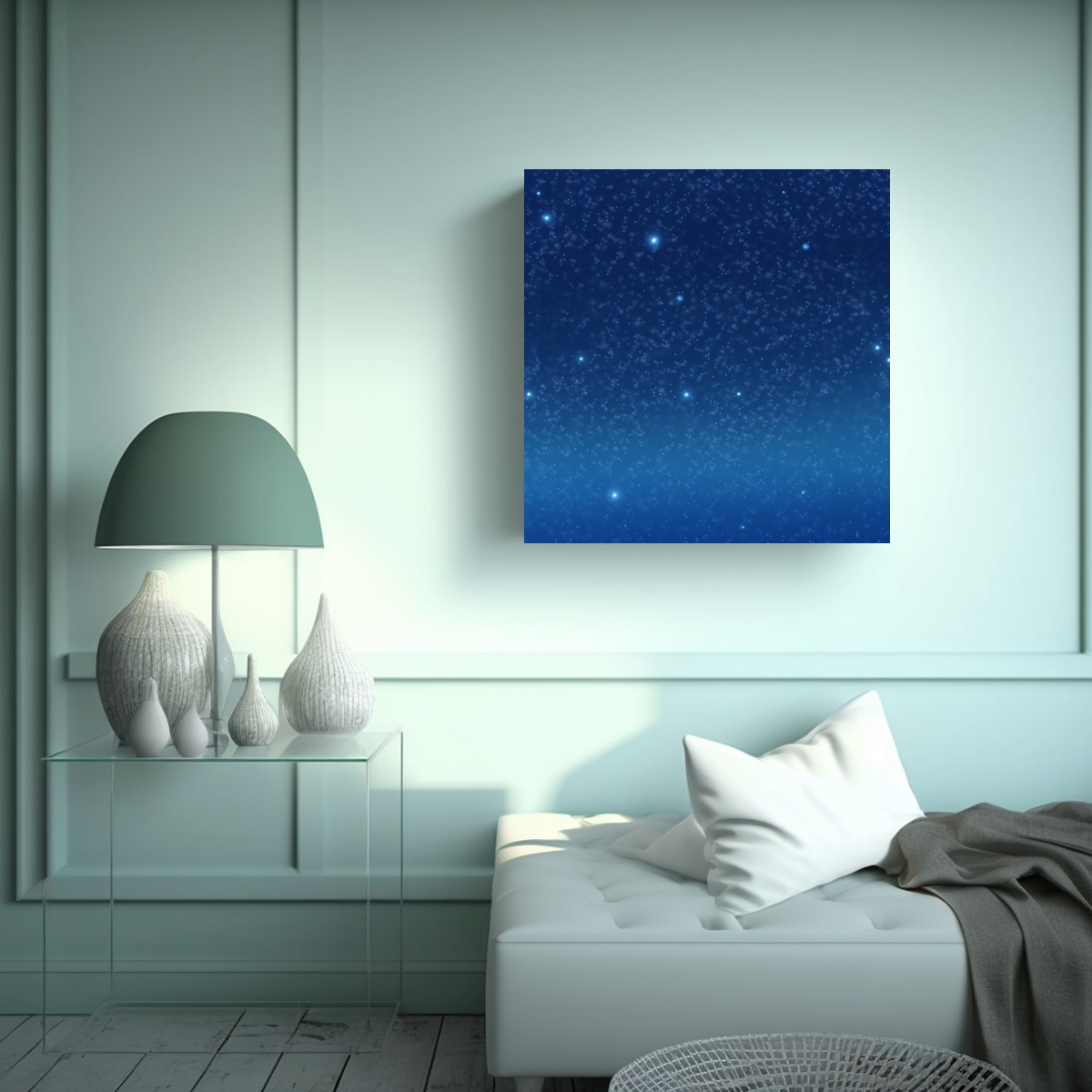 cuadro-de-tela-azul-claro-con-cielo-estrellado-realista-1