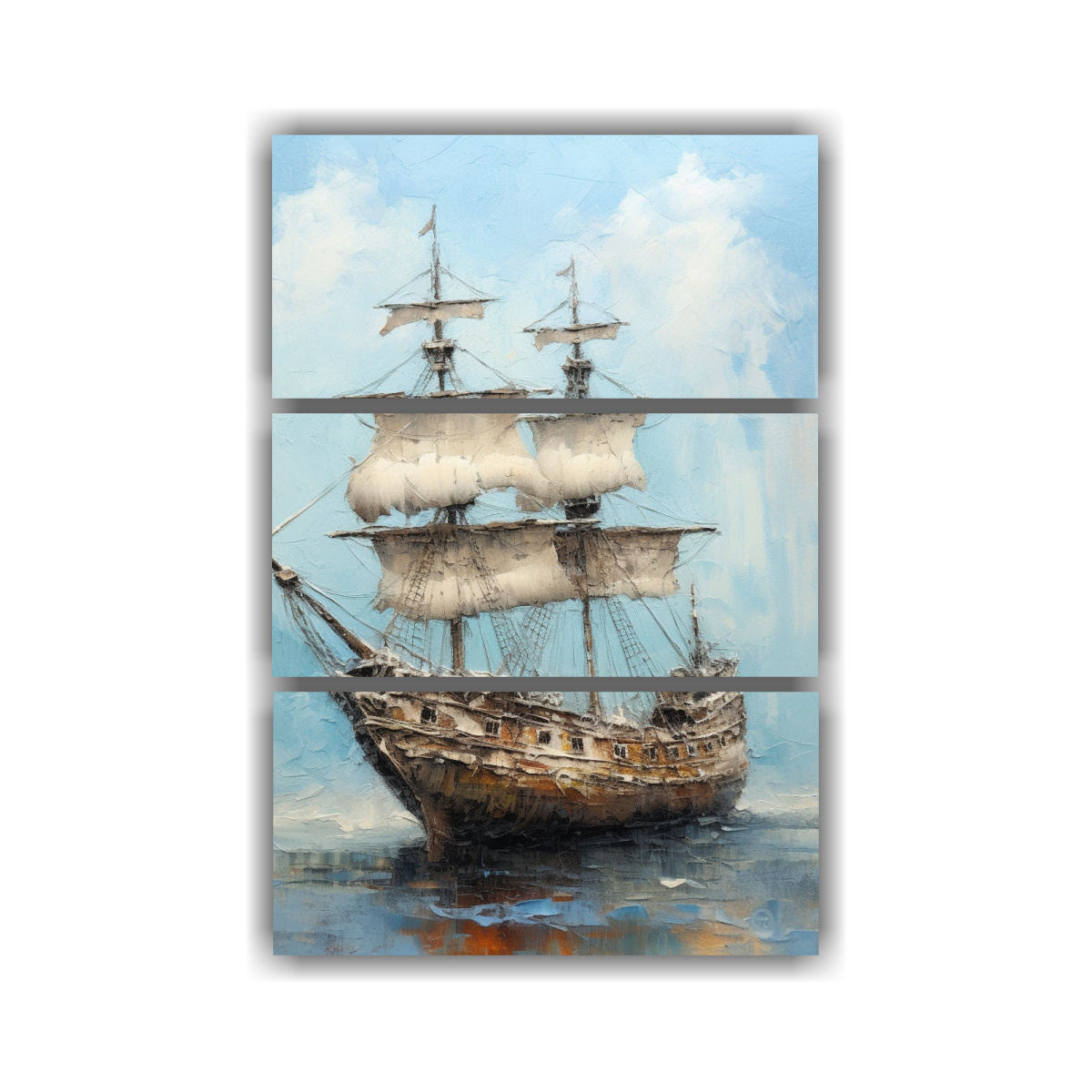 cuadro-decorativo-barco-pirata-en-el-mar-calmado-vista-izquierda