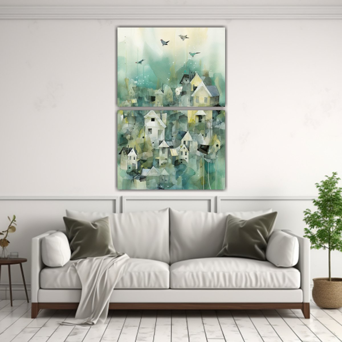 cuadro-decorativo-con-aves-volando-y-casas-en-papel-art-stico-para-comedor-1-1