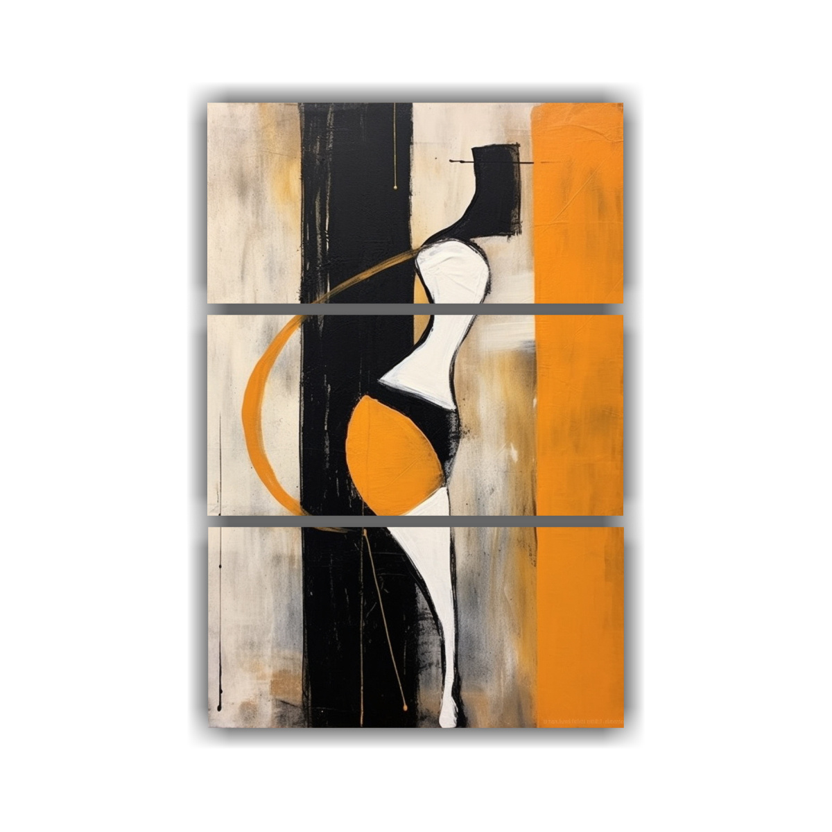 cuadro-decorativo-de-concepto-de-espacio-con-arte-de-pared-inspirado-en-robert-motherwell-y-pinturas-de-graphit