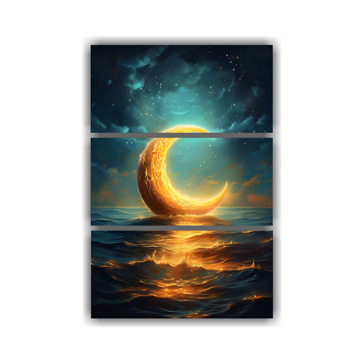 cuadro-decorativo-luna-creciente-sobre-el-mar-la-luna-en-la-noche-s