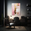 cuadro-dibujo-adorable-abstracto-en-oro-blanco-y-rosa-1