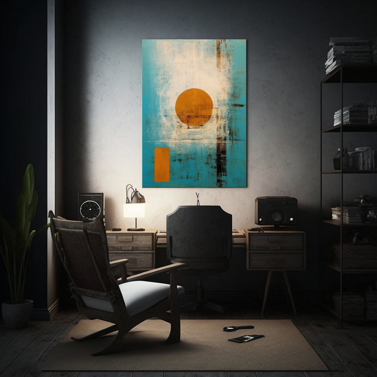 cuadro-fotograf-a-dandelion-disco-zen-abstracto-1980s-1