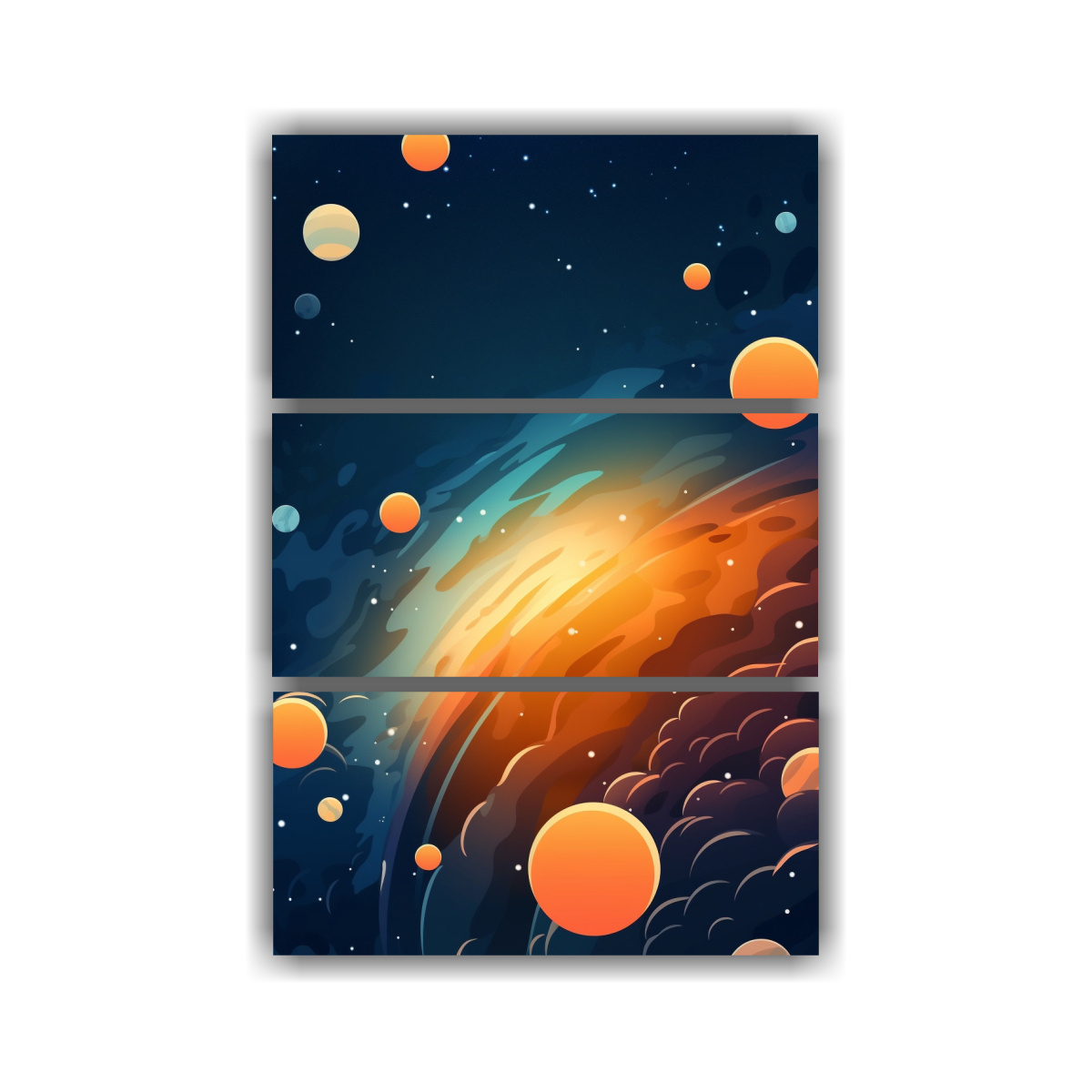 cuadro-lienzo-acuarela-luminosidad-cometas-espacio-estrellas