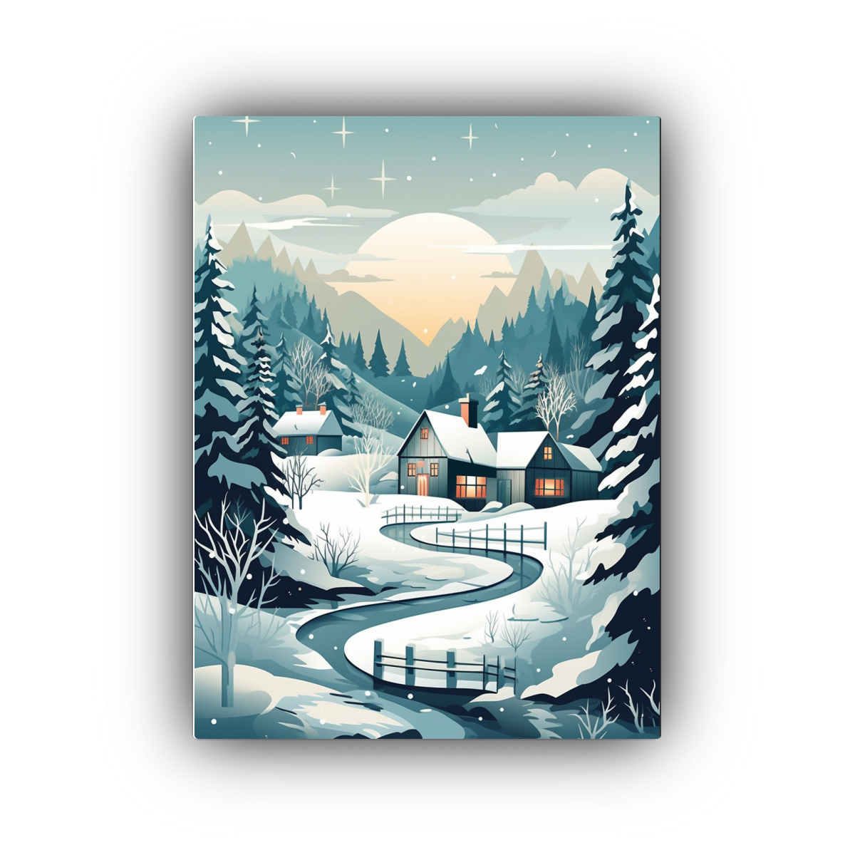 cuadro-lienzo-finas-lineas-tem-tica-invierno-cubierto-de-nieve