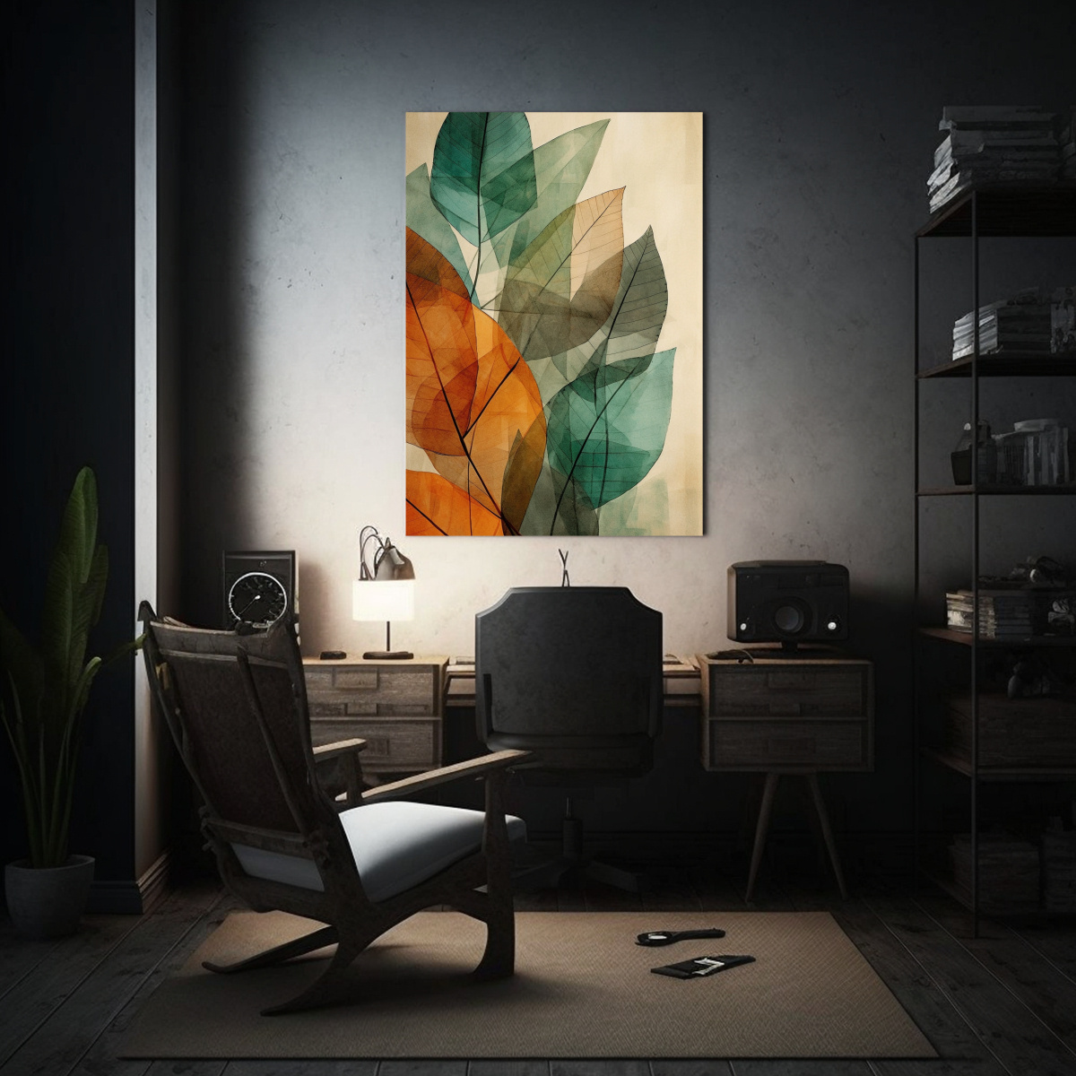 cuadro-lienzo-innovador-con-composici-n-de-knolling-y-arte-en-l-nea-y-lavado-de-hojas-1