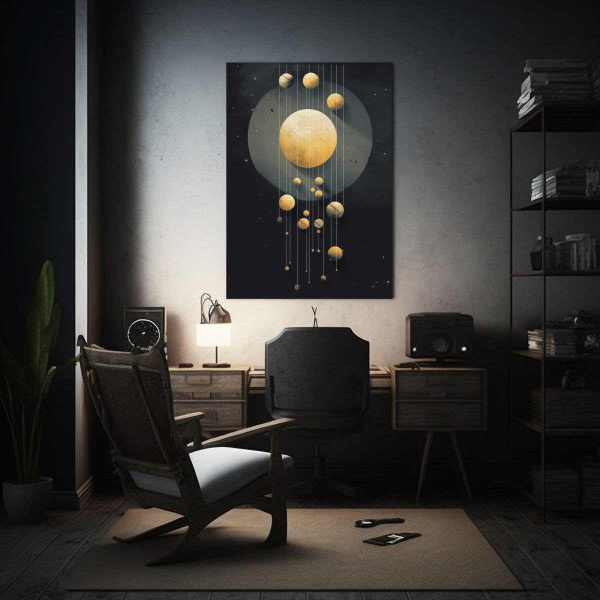 cuadro-moderno-fases-lunares-doradas-en-el-cielo-1