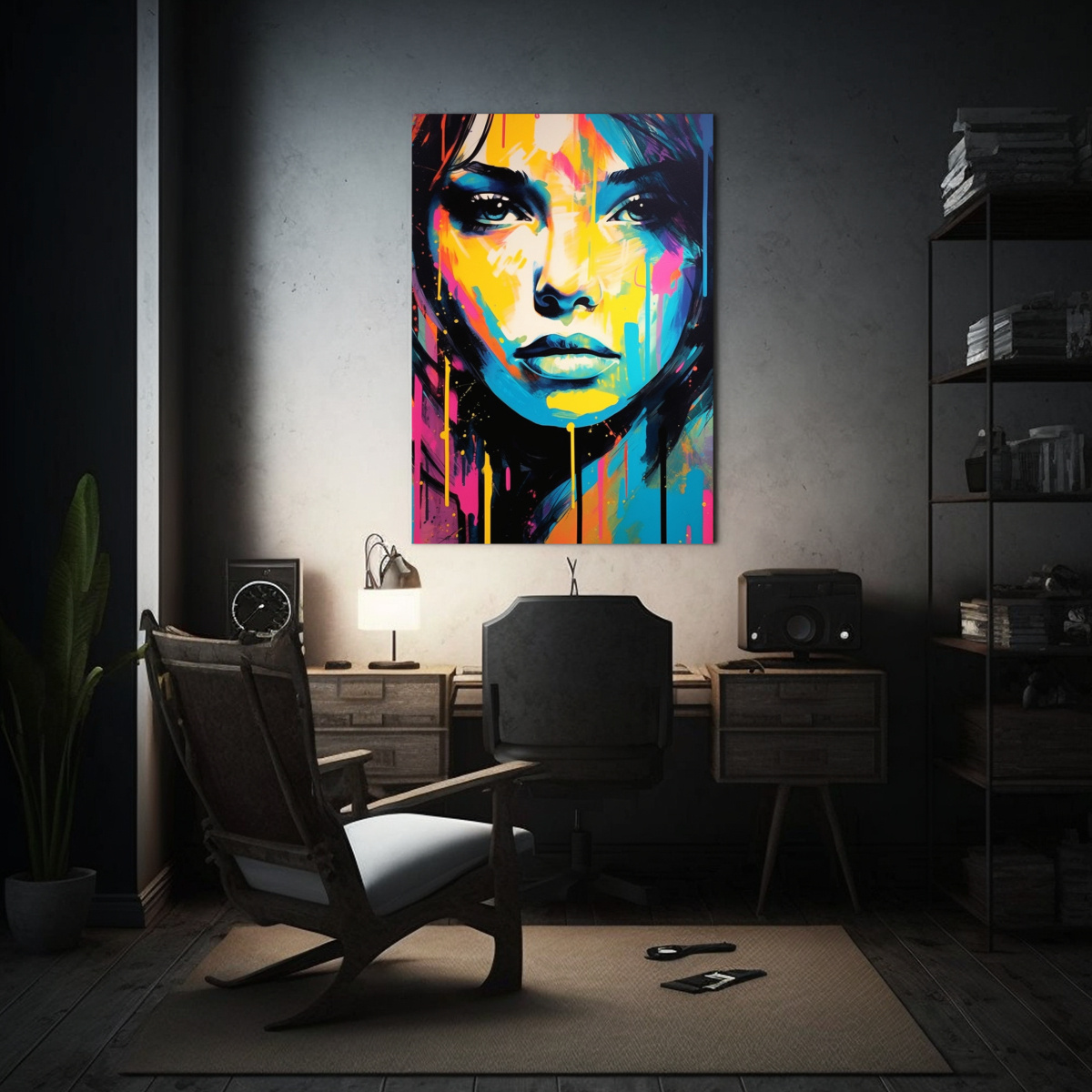 cuadro-moderno-mujer-colorido-poparte-pintura-1