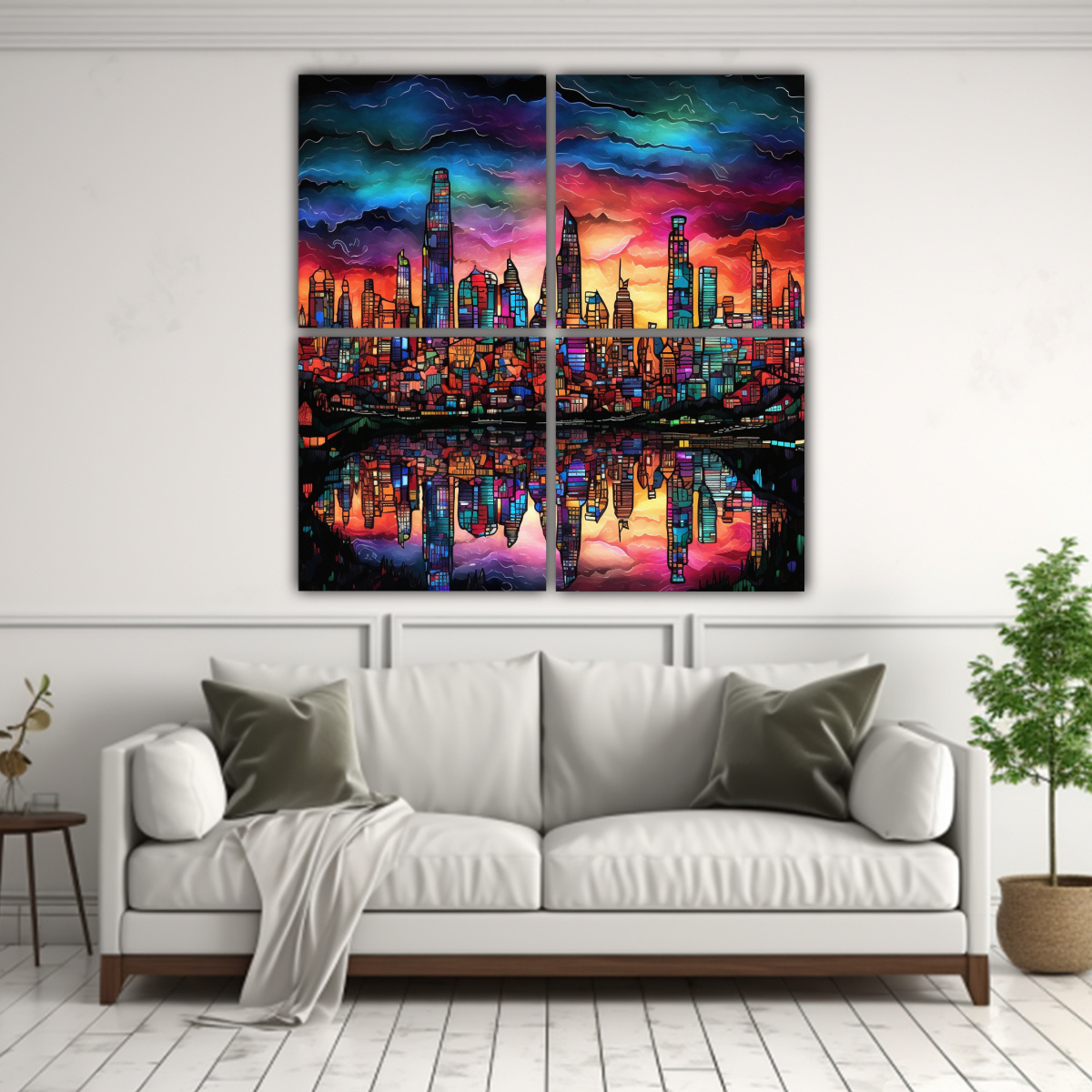 cuadro-movimiento-riqueza-vidriera-ciudad-paisaje-fondo-1