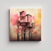 cuadro-tela-sublimada-detalles-intrincados-rbol-rosa-magenta-y-amarillo-dorado-