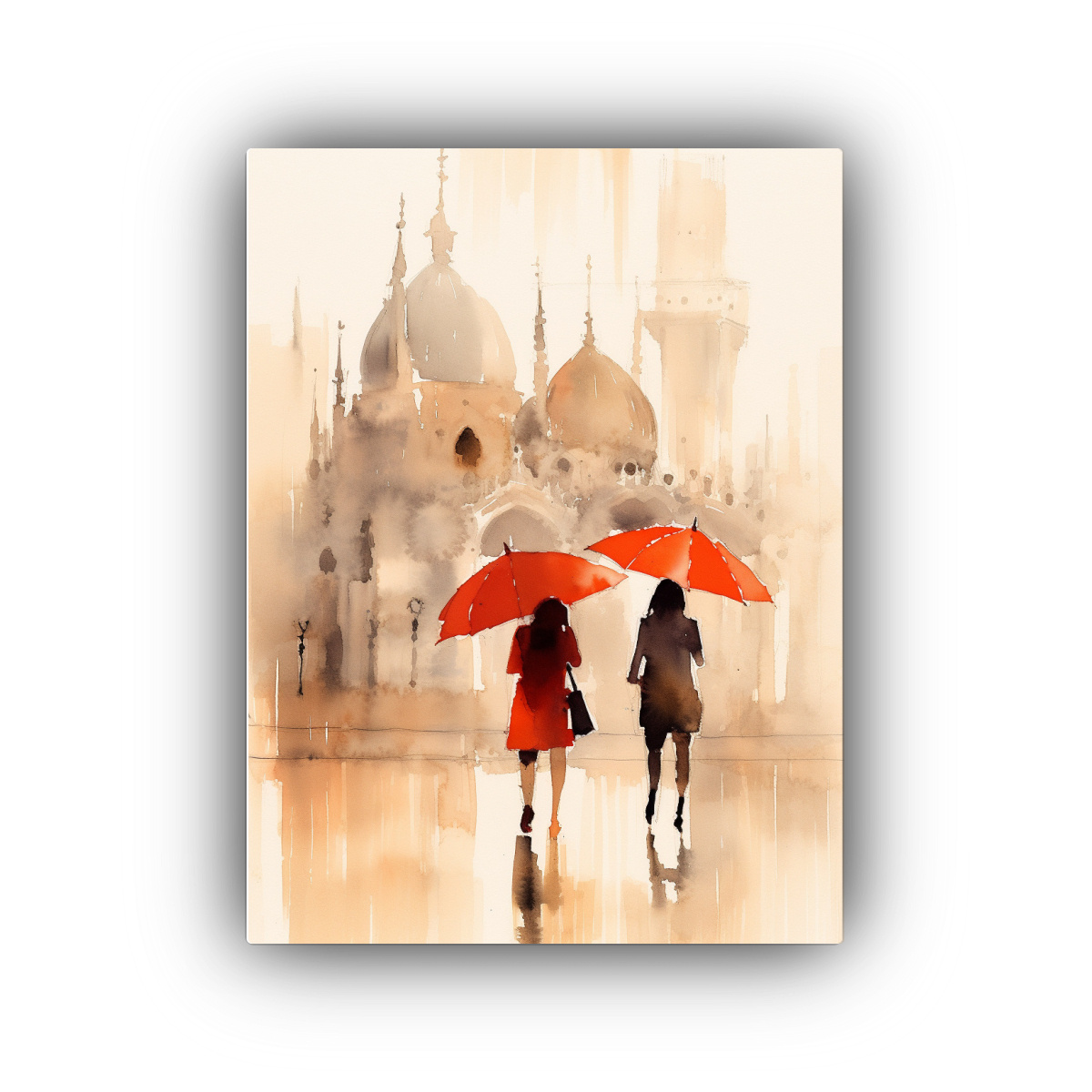 cuadro-tema-urbano-con-dos-j-venes-bajo-paraguas-frente-a-una-ciudad