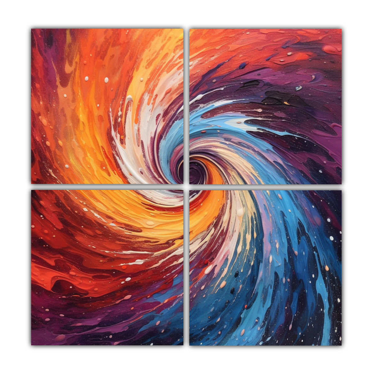 cuadros-abstractos-de-fractales-pintados-en-estilo-colorido