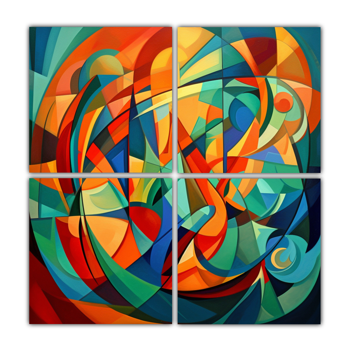 Cuadros Abstractos De Equilibrio Cuatro Cuadros Espectaculares