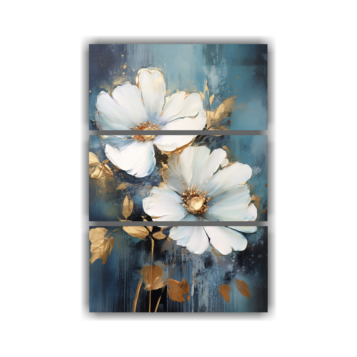 cuadros-decoraci-n-abstracta-de-flores-blancas-en-lienzo-azul-i
