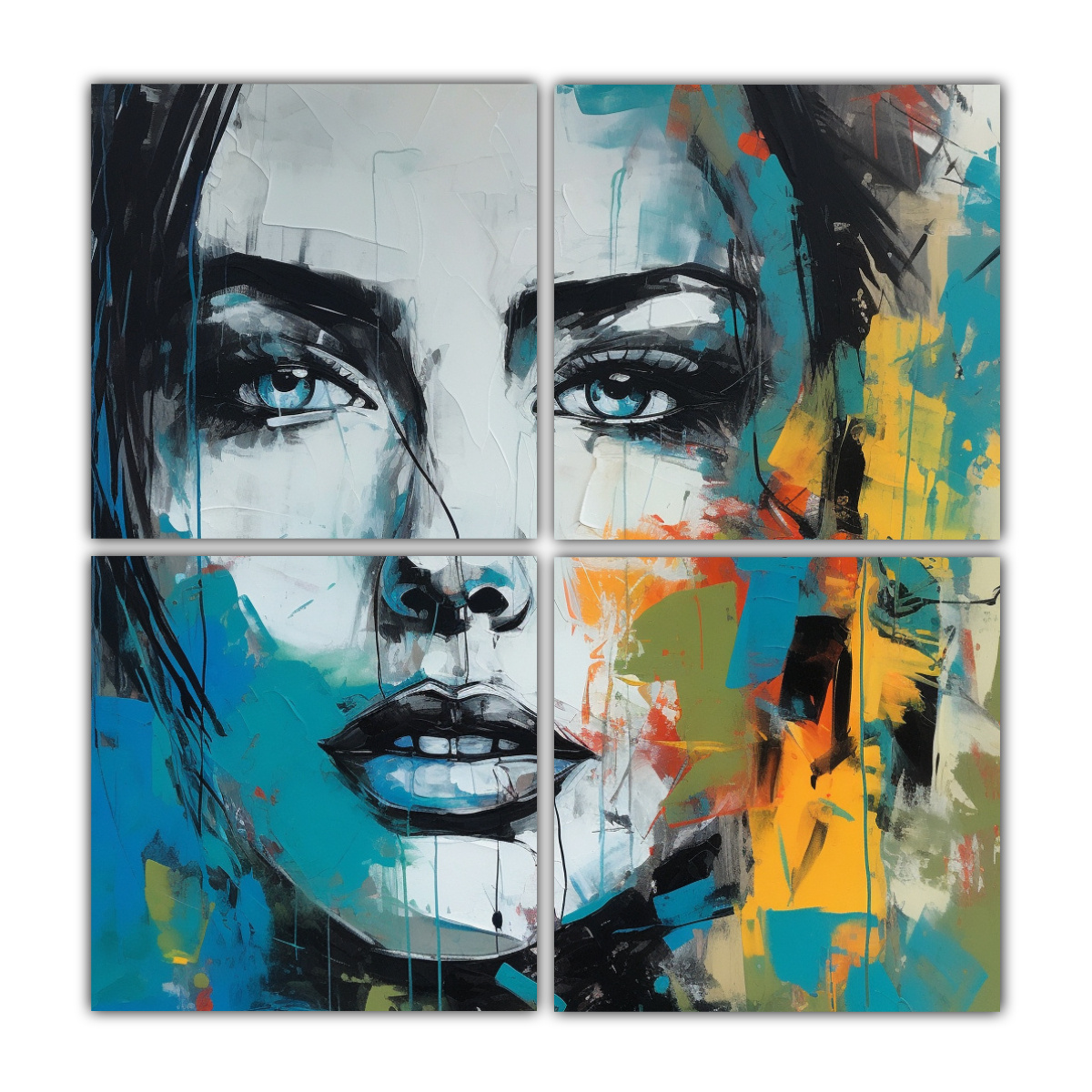 cuadros-decorativos-de-pintura-al-leo-estilo-pop-art-con-expresividad-creativa