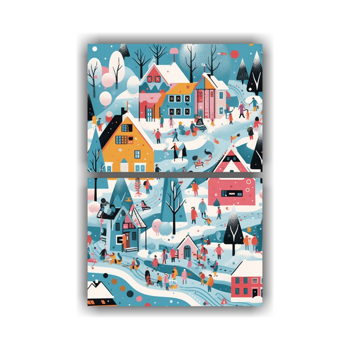 cuadros-espectaculares-invernales-de-festival-de-cumplea-os-en-colores-vibrantes