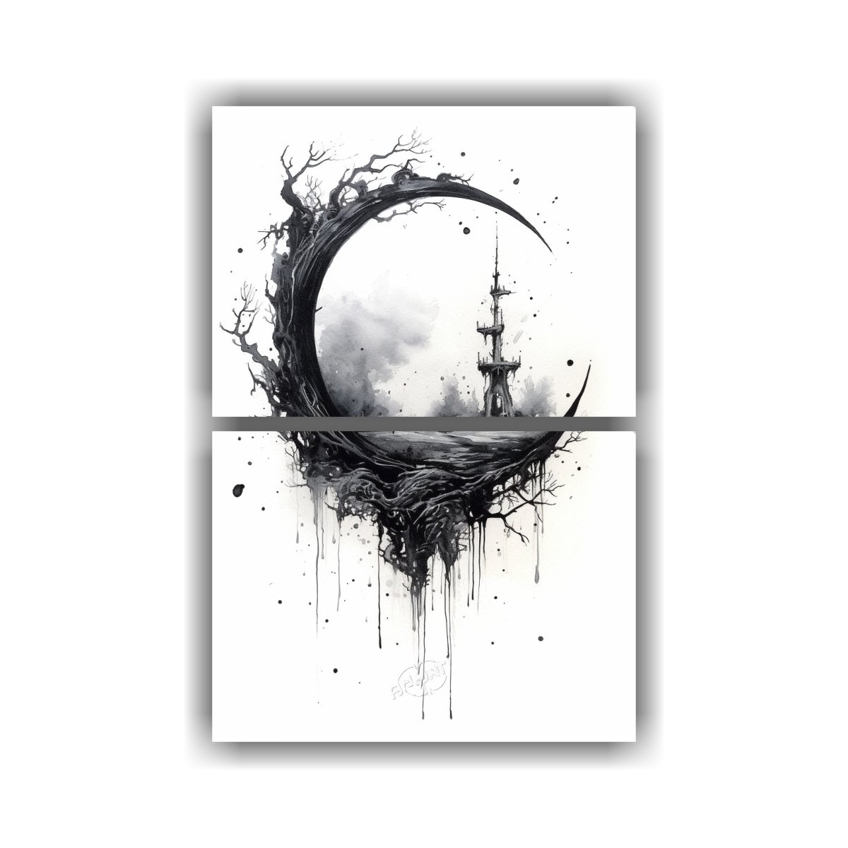 cuadros-m-gicos-de-composici-n-din-mica-de-la-luna-negra-witchcore