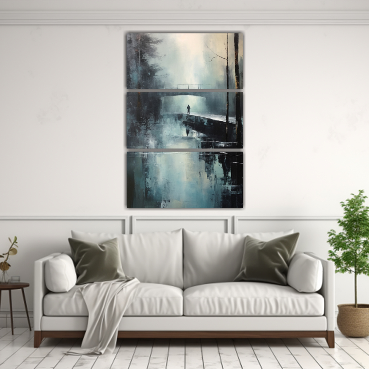 cuadros-minimalismo-thanh-binh-en-la-niebla-pintura-oscura-con-puente-y-paisaje-1