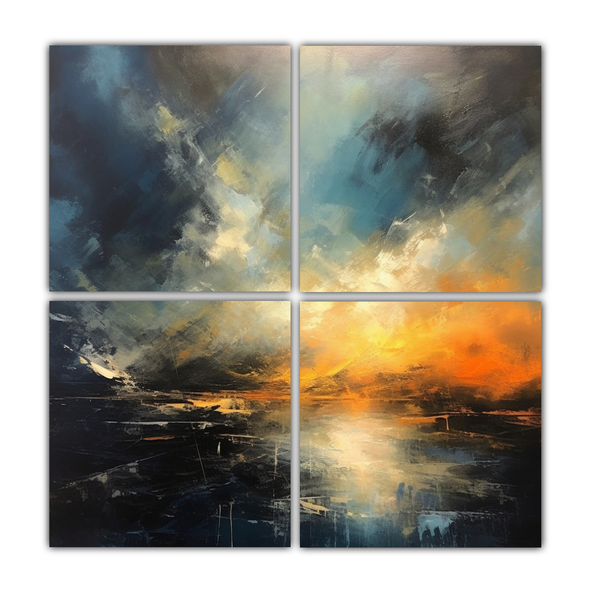 cuadros-modernos-exuberantes-con-luces-azules-y-nubes-brumosas-