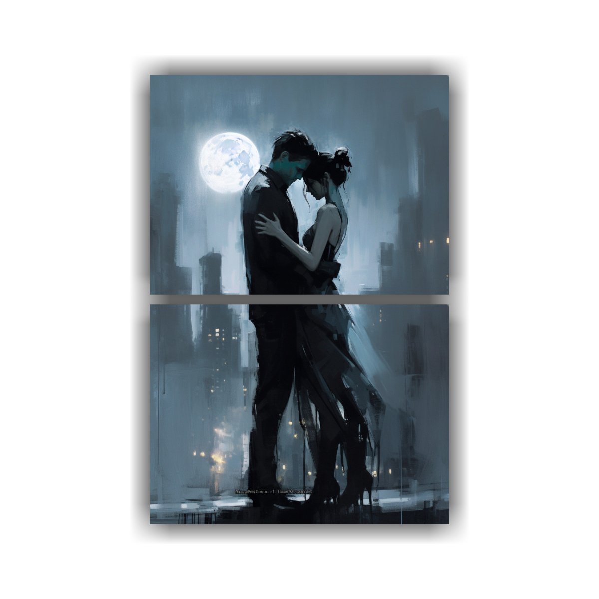 cuadros-tonos-poca-pareja-joven-abrazada-en-la-luz-de-la-luna-en-decoraci-n-pict-rica-
