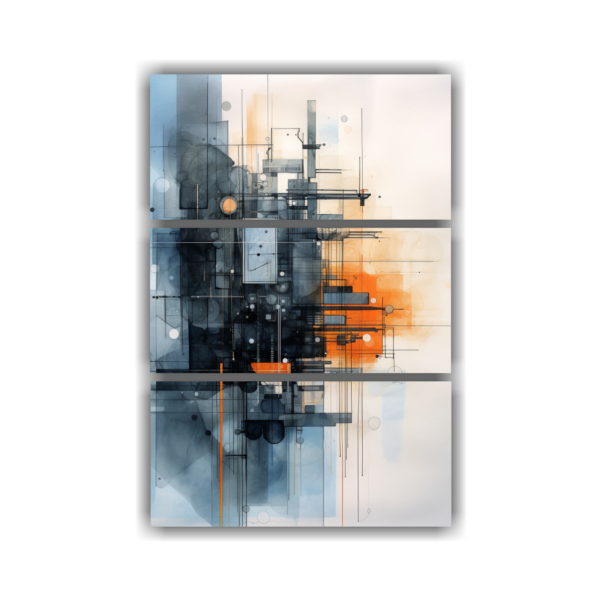 cuadros-vanguardia-luminosidad-con-naranja-e-ndigo