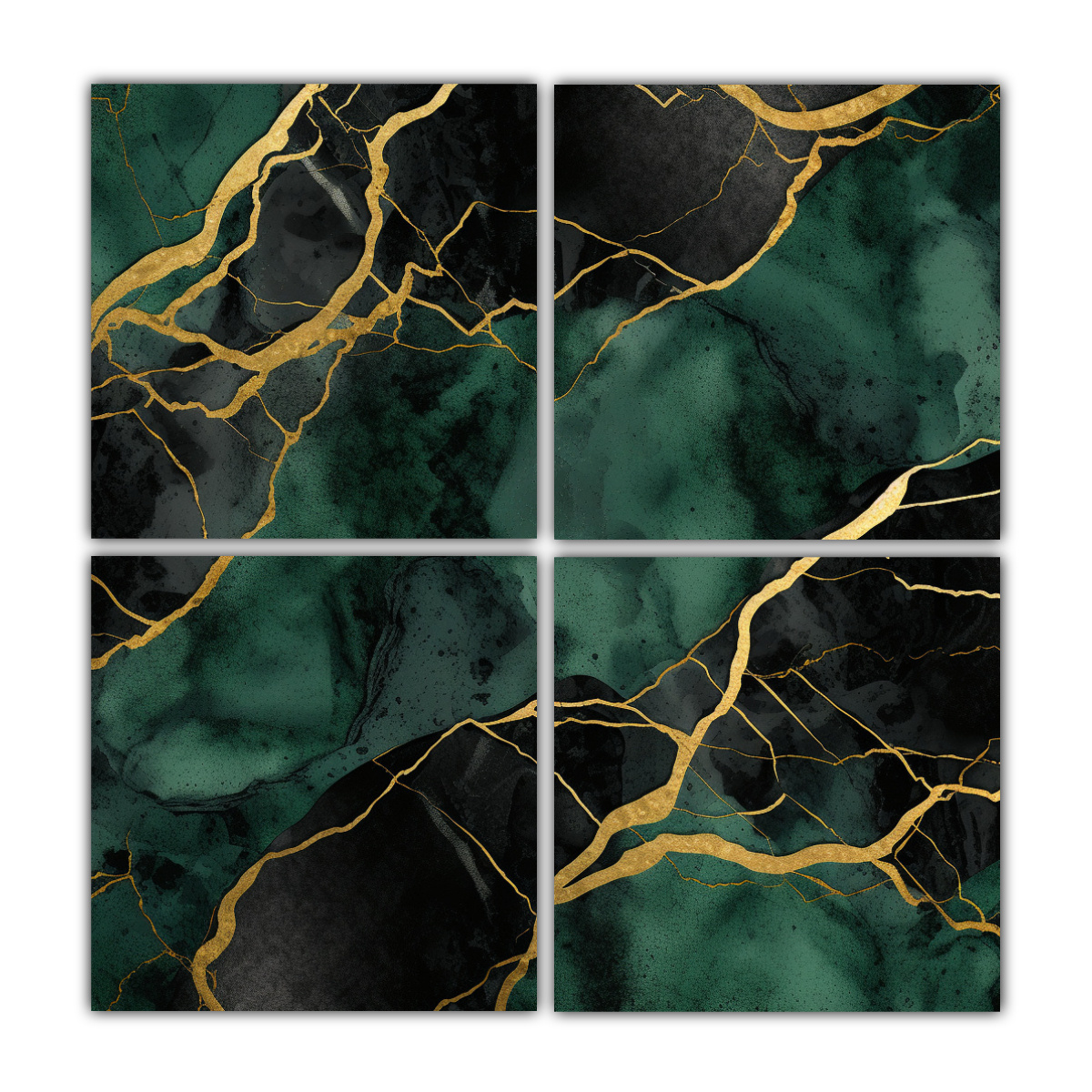 cuadros-vintage-m-rmol-estrellados-con-l-neas-doradas-verde-oscuro-8k