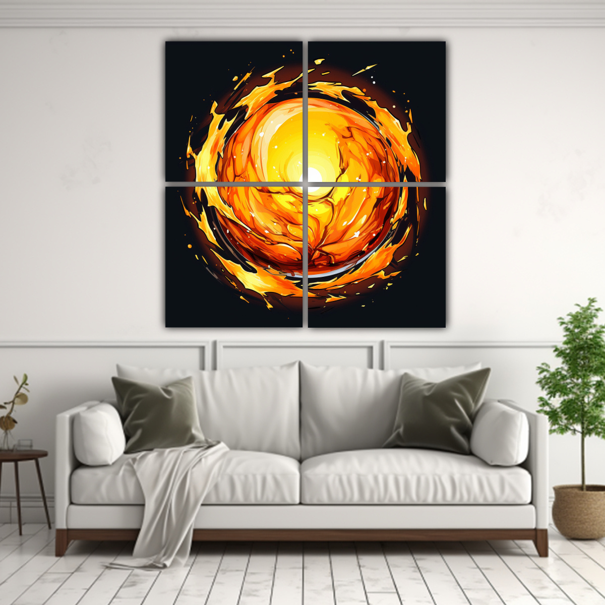 cuatro-artes-de-pared-tonos-formaci-n-digs-bola-de-energ-a-crujiente-anime-lienzo-gr-fico-1